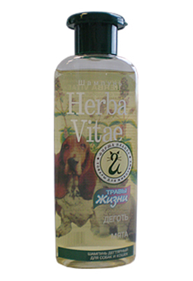 Herba Vitae: шампунь д/собак и кошек дегтярный 250мл