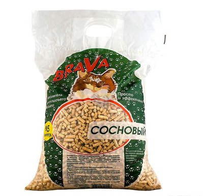 Наполнитель (Brava) 15л Сосновый