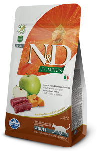 Farmina (Фармина) N&D Cat 0,3кг беззерновой оленина, яблоко, тыква сухой для кошек 2040 (035363)