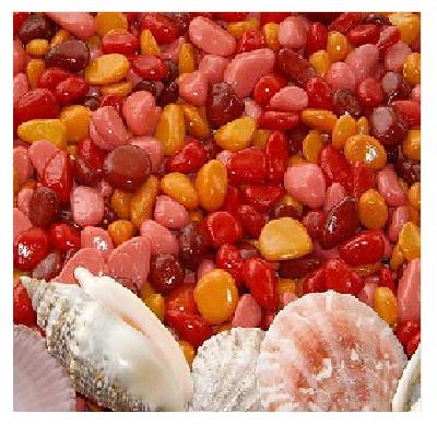 Грунт (Лаурон) галька красный 0.8кг (ф 5-10)