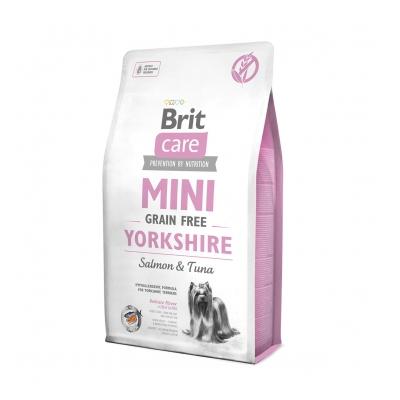 Brit Care 2кг Dog Mini Adult Yorkshire лосось беззерновой сухой для йорков (520190)
