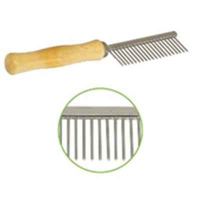 Расческа (Triol) M305 деревянная ручка редкая 20 зуб.