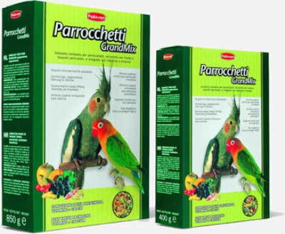 Padovan Grand Mix Parrocchetti 0,4кг корм основной для средних попугаев