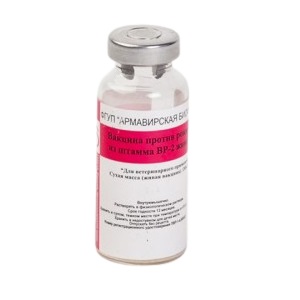 Рожи свиней ВР-2 Вакцина 30доз (Армавир) "Рувак"