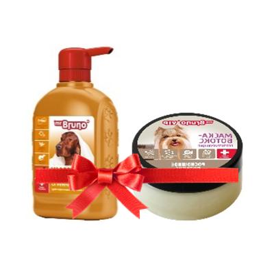 Mr.Bruno: шампунь №10 "Огненная заря" д/рыжих окрас. собак, 350мл + маска VIP 100мл ПРОМО