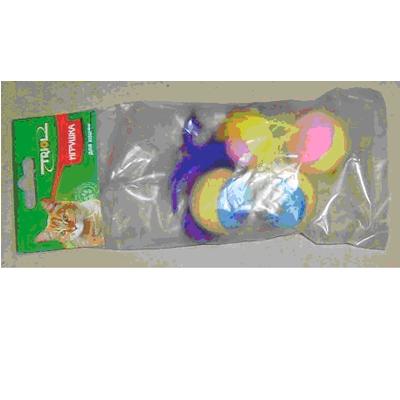 Игрушка (Triol) зефирный мяч радужный 10N(4шт)
