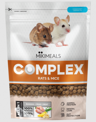 MIKIMEALS Complex 0,03кг Корм для крыс и мышей MIKIMEALS Complex 0,03кг Корм для крыс и мышей