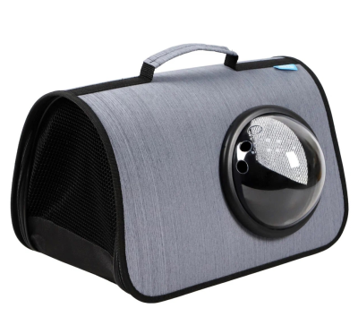 Сумка-переноска (Rich Breed) MYJET иллюминатор/сетка размер L 46*27*28 серый