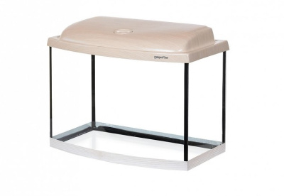 Аквариум AquaPlus STD Ф50 выбел. дуб (51х32х40 см) стеккло 5 мм, фигурн., 46 л., со свет. модул. 