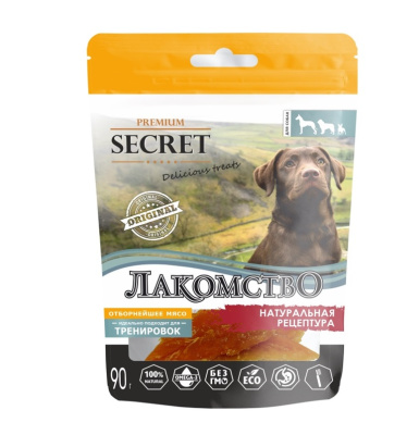 Секрет (Secret) 0,09кг лакомство куриные дольки для собак PM001 (75515)