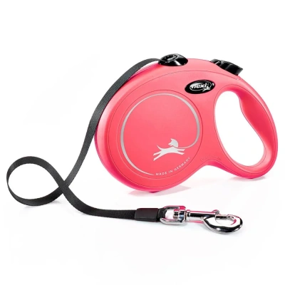 Рулетка (Flexi) Classic New L ремень 5 м 50 кг красный