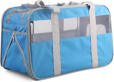 Сумка-переноска (Triol) Техно, голубая, (50*30*26) для животных