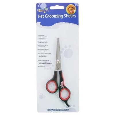 Ножницы (Hello Pet) для стрижки морды 15,5см (полотно 4.5см)