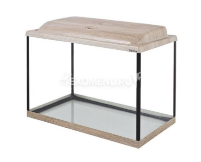 Аквариум AquaPlus STD LED П75 дуб сонома (51х32х55 см) стекло 6 мм,прямоугольный, со свет. модул. 