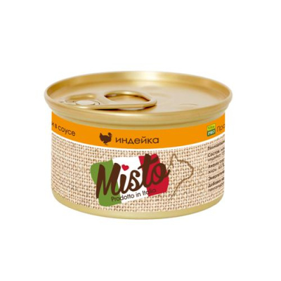 Вита ПРО (Vita PRO) Misto 85г индейка консервы д/кошек (713564)