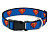 Ошейник Buckle-Down Супермен синий цвет с пластиковой застёжкой 38-66 см