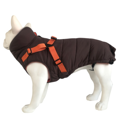 Попона (Triol) Outdoor  утепленная со шлейкой Active M, коричневая, размер 30см