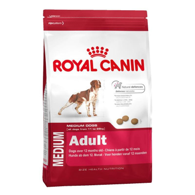 Роял Канин Medium adult 15кг (д/средн.пород 12мес.-7лет) сухой д/собак (384778) Роял Канин Medium adult 15кг (д/средн.пород 12мес.-7лет) сухой д/собак (384778)