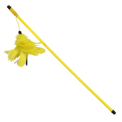 Дразнилка (Triol) Жёлтые перья 48 см