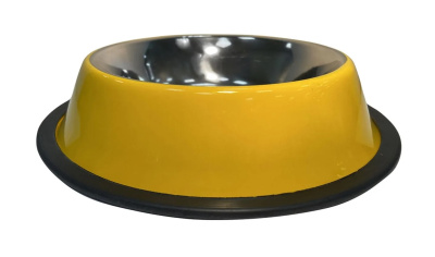 Миска (ZR) 0,9л жёлтая металл 