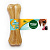 Triol 0,02кг Косточка жевательная DENTAL из сыромятной кожи, 7,5см (уп. 1шт.) (10151140)