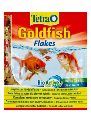 Tetra Goldfish Flakes Sachet 0,012кг корм  хлопья для золотых рыбок (пакет) 766389