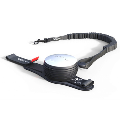 Рулетка-поводок (Lishinu) 1, Bungee, белый