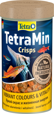 Tetra Min Crisps  Pro 0,250л/0,055кг корм чипсы для рыб 139657