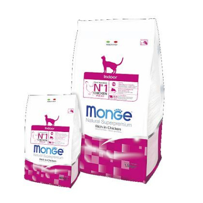 Монж (Monge) Cat Indoor 1,5кг (д/домашних) сухой д/кошек (005111)