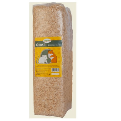 Опилки (Лаурон) 1кг лимон гигиен. подстилка д/грызунов