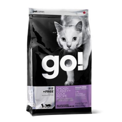 Го! (Go!) Fit + Free 7,26кг 4 вида мяса: курица, индейка, утка, лосось беззерн. д/котят/кошек (00081