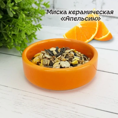 Миска (Triol) керамическая CB01 Апельсин 0.1л