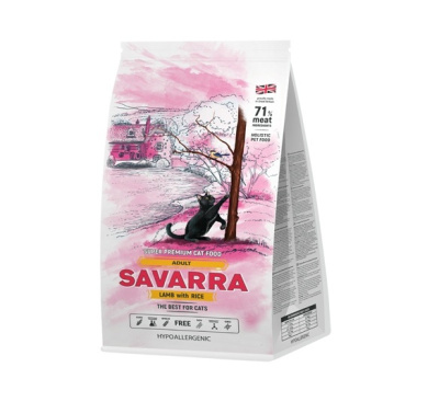 Savarra Adult Cat Lamb 2.0 ягненок/рис сухой для кошек