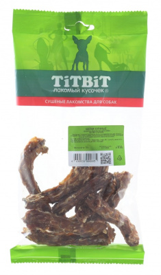 TiTBiT 0,075кг шейки куриные - мягкая упаковка