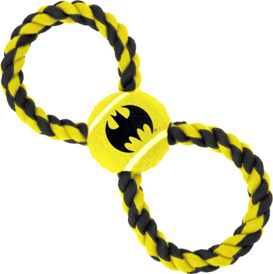 Игрушка (Buckle-Down) Бэтмен жёлтый цвет мячик на верёвке  Игрушка (Buckle-Down) Бэтмен жёлтый цвет мячик на верёвке