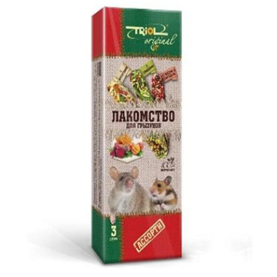 Триол лакомство 75г ассорти д/грызунов (40161013)