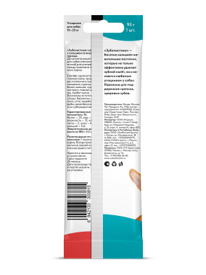 Зубочистики 0,095кг косточка со вкусом курицы для собак средних пород (73303815)