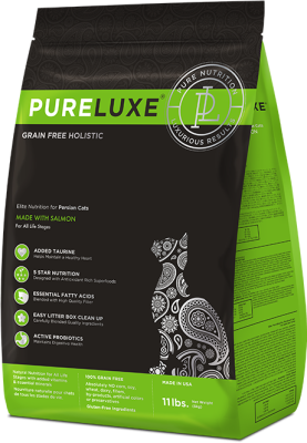 ПУРЛЮКС PURELUXE Элитное Питание для кошек персидских с лососем 5кг(939884)