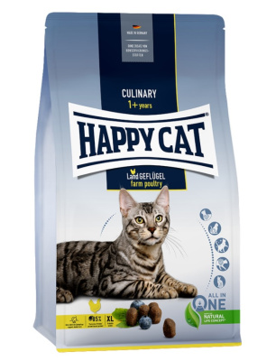 Happy Cat Culinary 10кг домашняя птица сухой для кошек (140477)