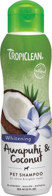 Шампунь (Tropiclean) 0,355л Авапухи и кокос для собак светлых окрасов