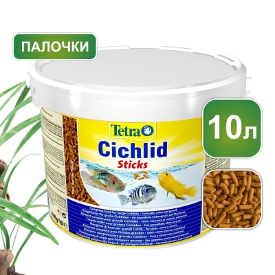 Tetra Cichlid Sticks 10л/ 2,9кг корм для цихлид 153691