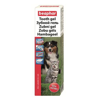 Зубной гель (Beaphar) Tooth gel 0,1кг со вкусом печени для чистки зубов для собак Зубной гель (Beaphar) Tooth gel 0,1кг со вкусом печени для чистки зубов для собак