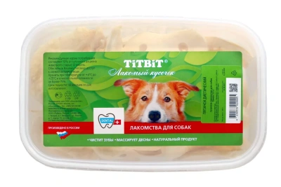 TiTBiT 0,21кг (3,3л) лакомство пятачок диетический - банка пластмассовая