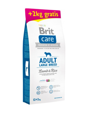 Brit Care Dog adult large breed 12.0+2.0 ягненок сухой для крупных пород собак (533596)