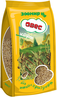 Зоомир 500г Овес пакет (124052)
