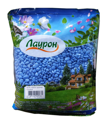Грунт (Лаурон) галька голубой 0.8кг (ф 3-6) Грунт (Лаурон) галька голубой 0.8кг (ф 3-6)