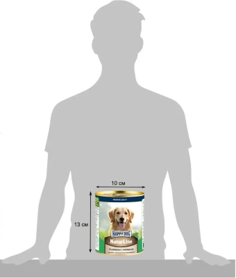 Happy Dog Natur Line 0,97кг телятина, овощи консервы для собак (740988)