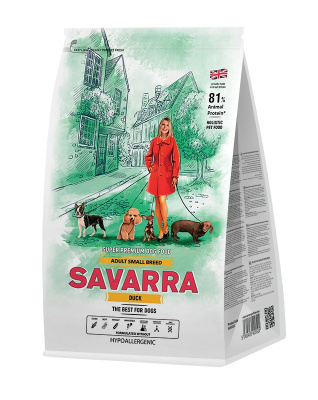 Savarra Adult Dog Small Breed  6.0 утка/рис (д/мелких пород) сухой д/собак