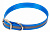 Ошейник (Каскад) из биотана со светоотражающей полосой шир. 20мм, обх. шеи. 25-35см, синий