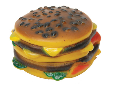 Игрушка Гамбургер резиновый 7,5см Каскад